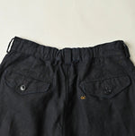 45R Indigo Linen 908 Pegtop Shorts