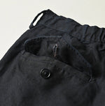 45R Indigo Linen 908 Pegtop Shorts