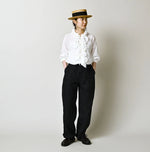 45R Indigo Linen 908 Easy Work Pants