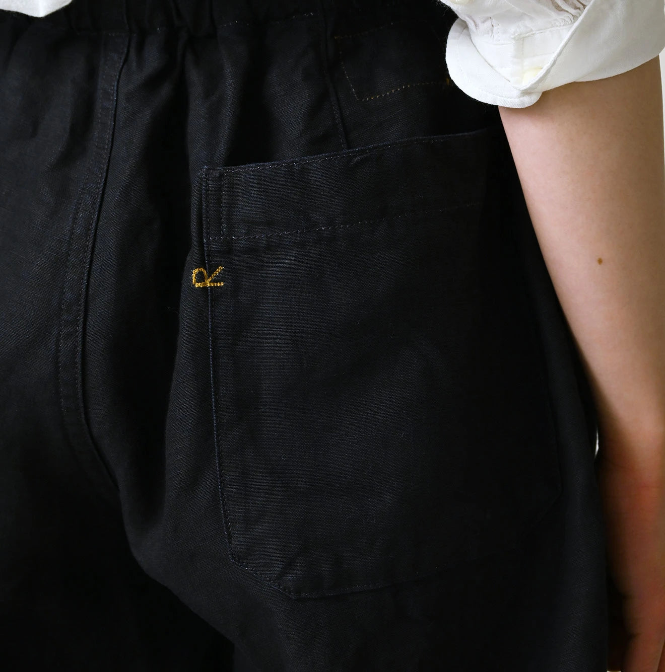 45R Indigo Linen 908 Easy Work Pants - Image 13