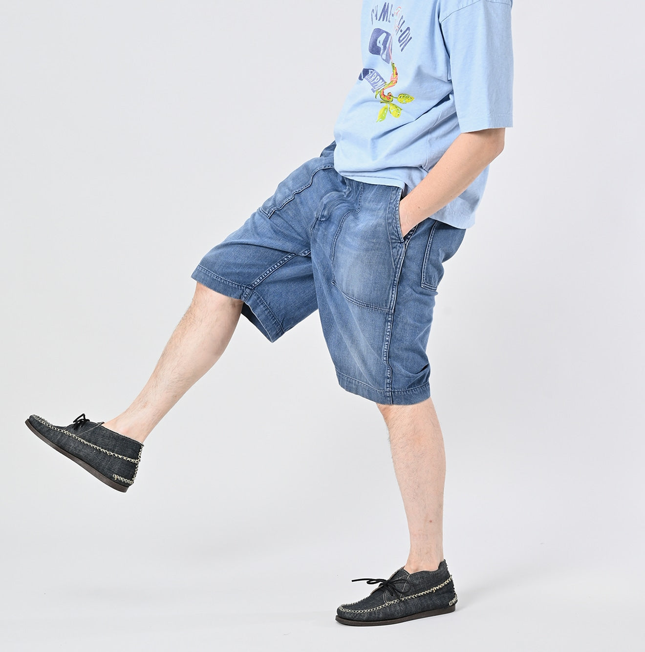 45R Monpetit Denim 908 Baker Short Pants