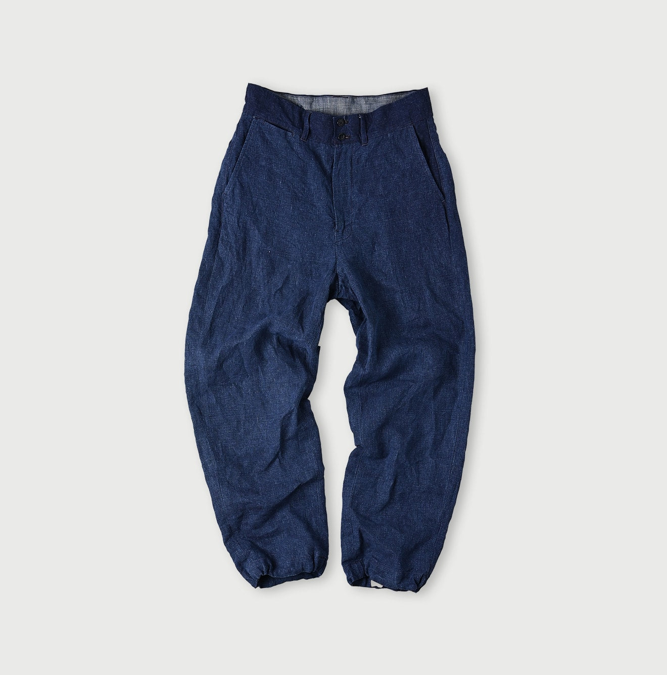 45R Indigo Linen 908 Nimes Pants - Image 1