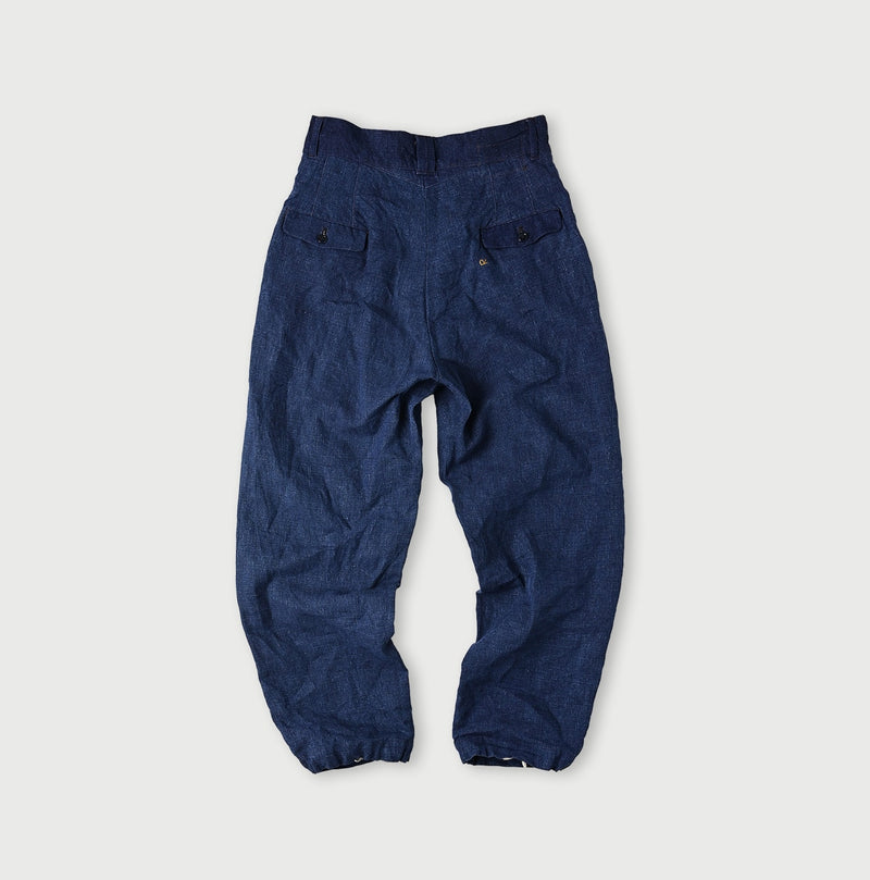 45R Indigo Linen 908 Nimes Pants - Image 14
