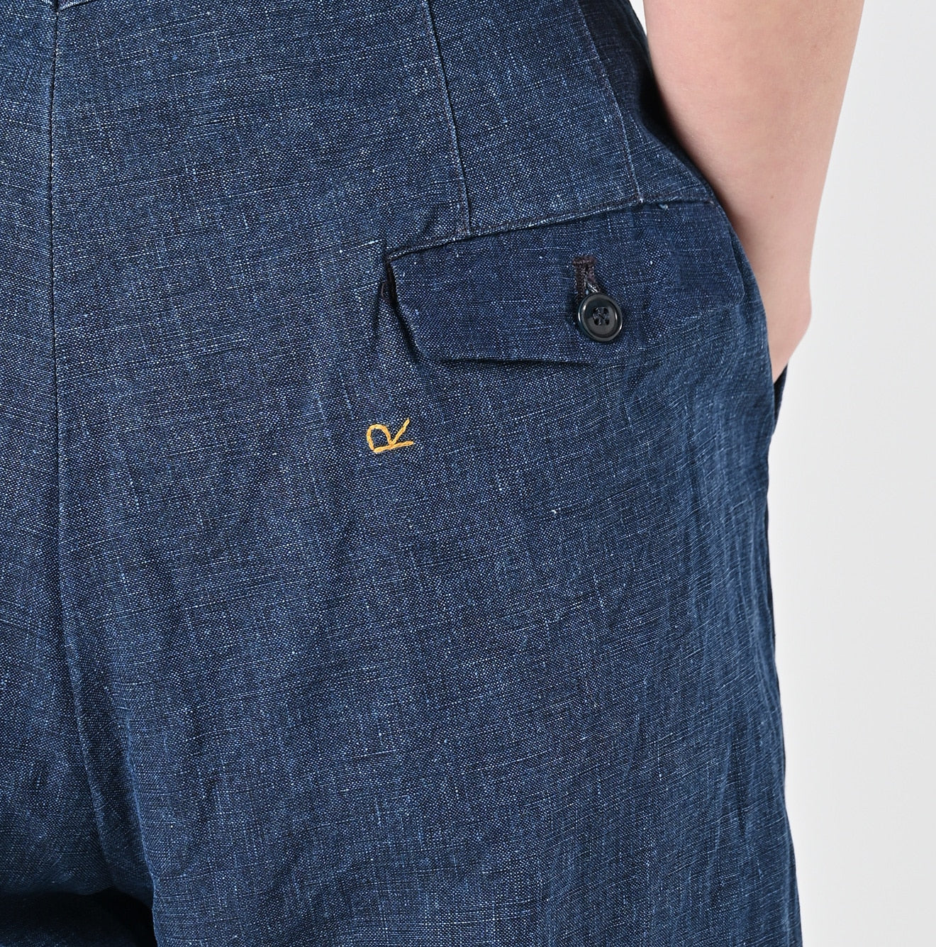 45R Indigo Linen 908 Nimes Pants - Image 12