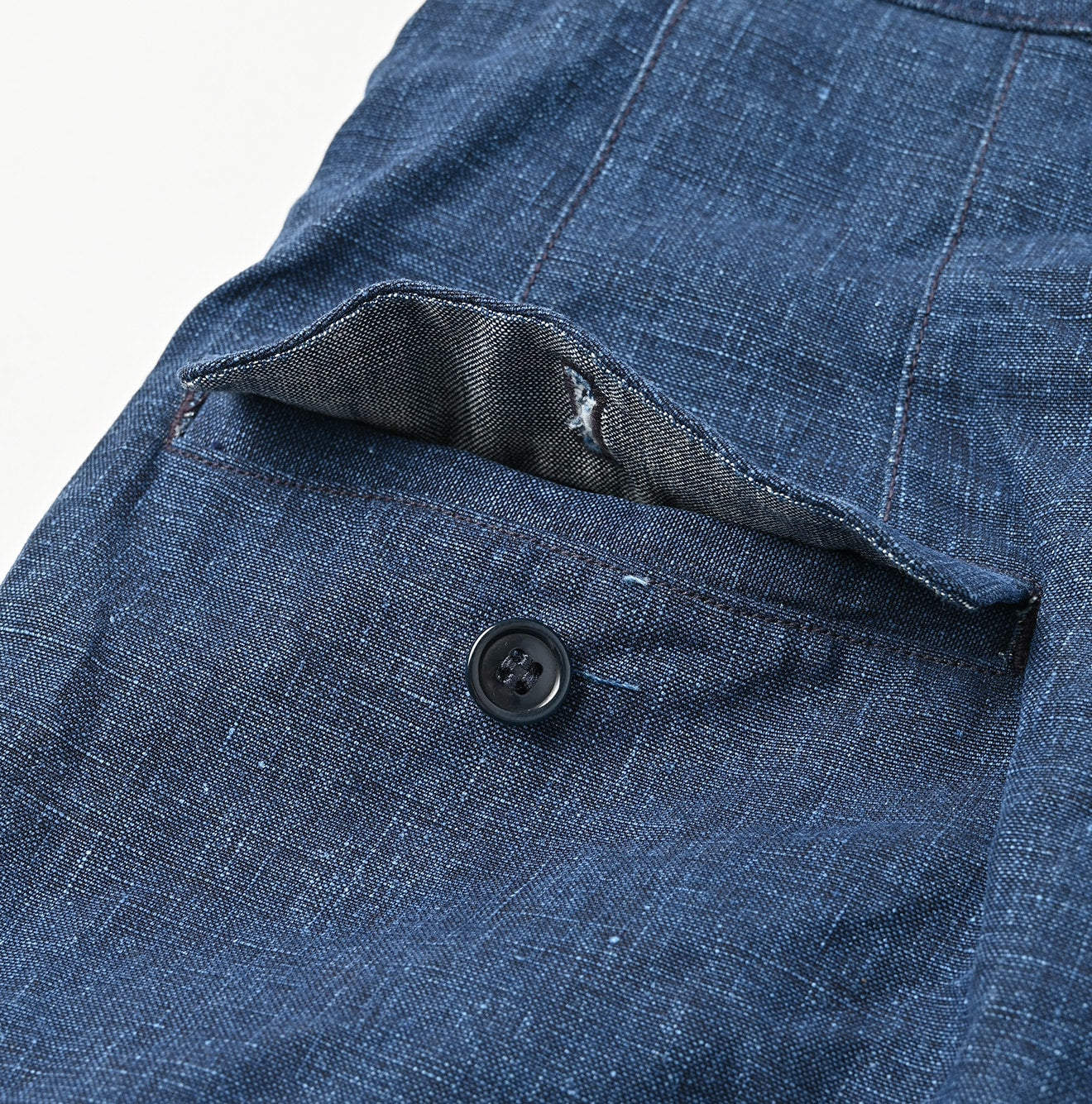 45R Indigo Linen 908 Nimes Pants