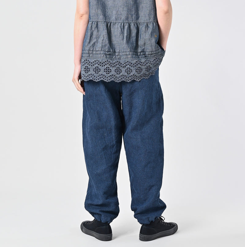 45R Indigo Linen 908 Nimes Pants - Image 6