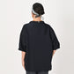 Indigo Dekoboko Knit-sewn Outer T-shirt