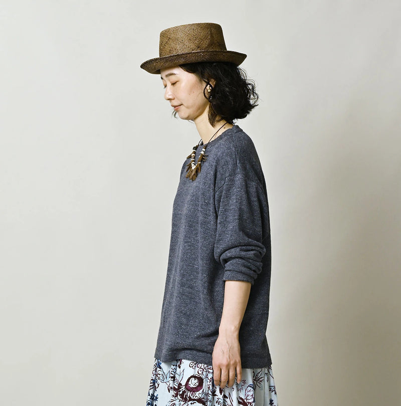 45R Linen Super Gauze Ocean T-shirt - Image 10