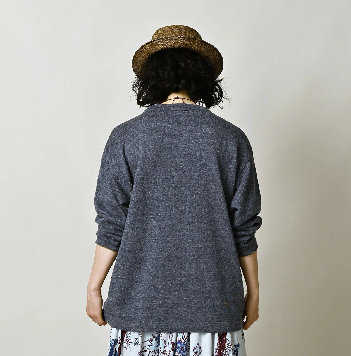 45R Linen Super Gauze Ocean T-shirt
