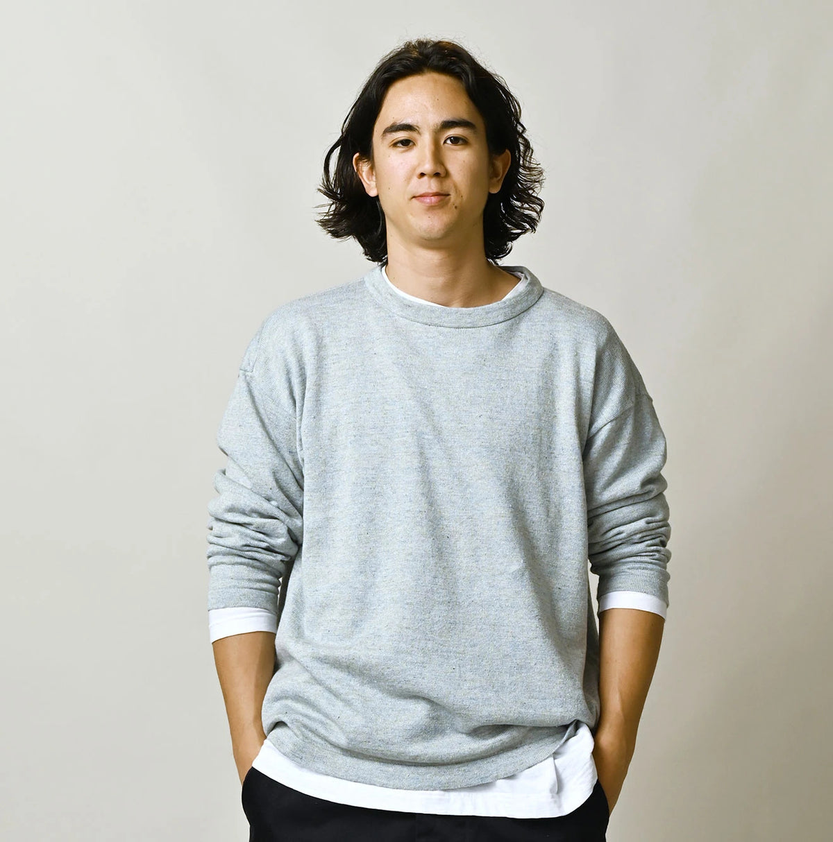 45R Linen Super Gauze Ocean T-shirt
