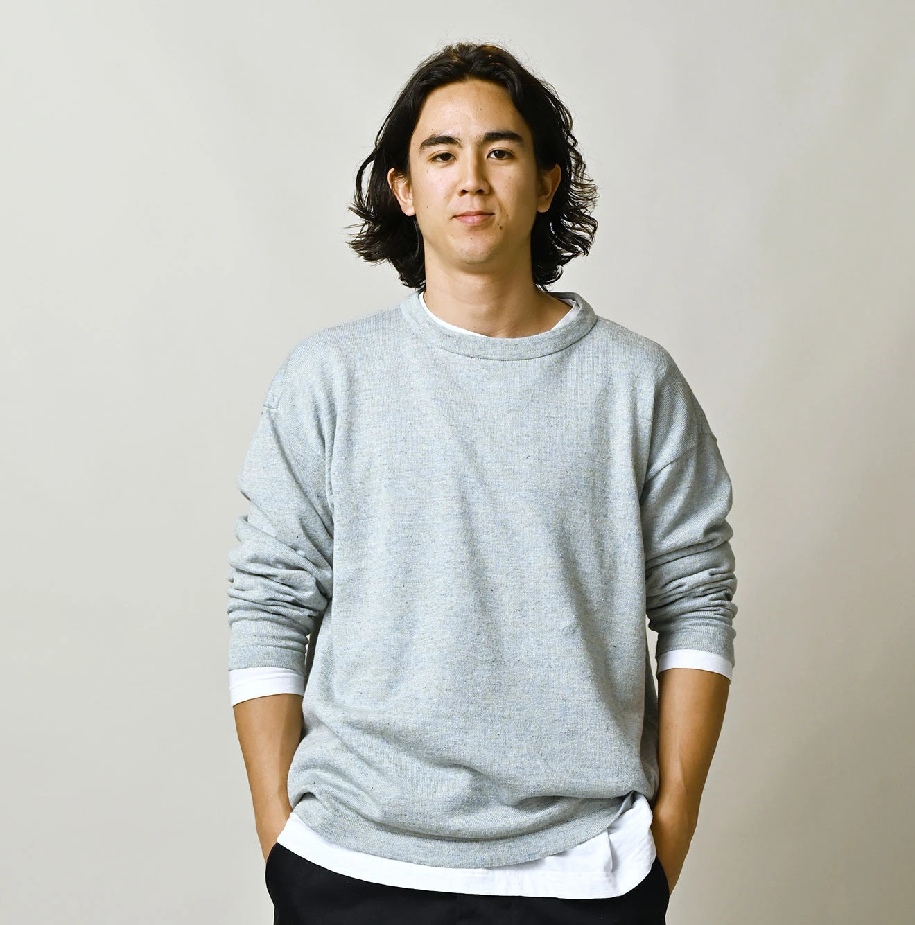 45R Linen Super Gauze Ocean T-shirt - Image 13