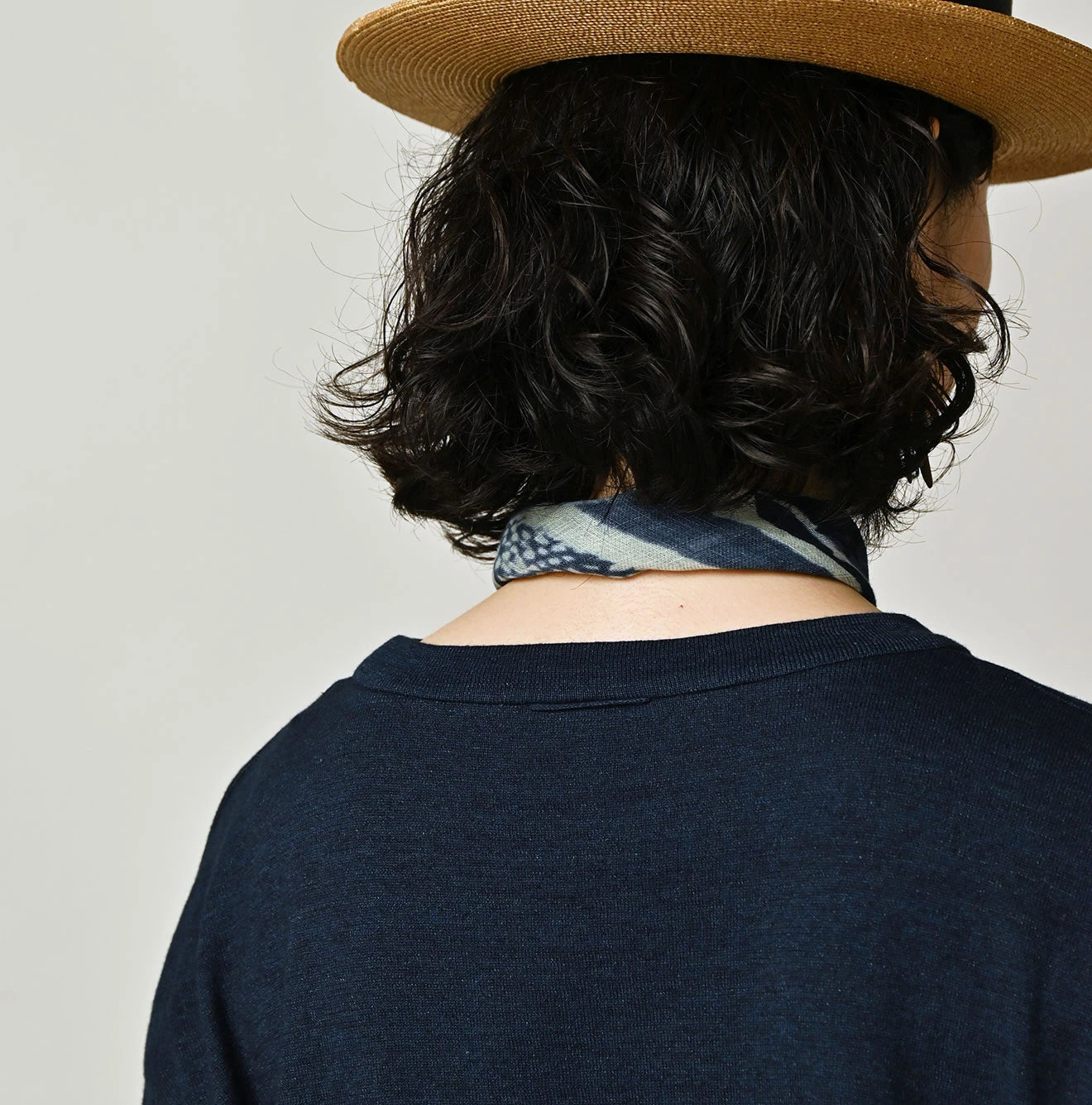 45R Indigo Pocoppiie Jacquard 908 T-shirt - Image 13