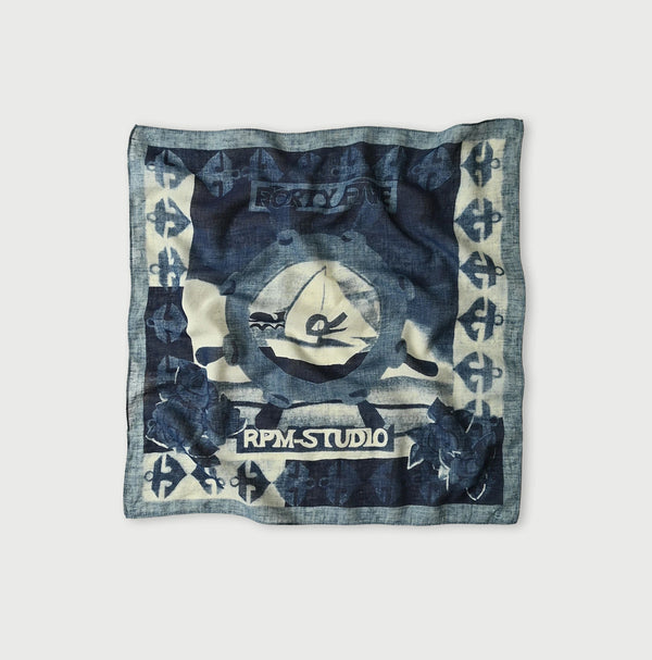 45R Indigo Gauze Summer Cruise Bandana