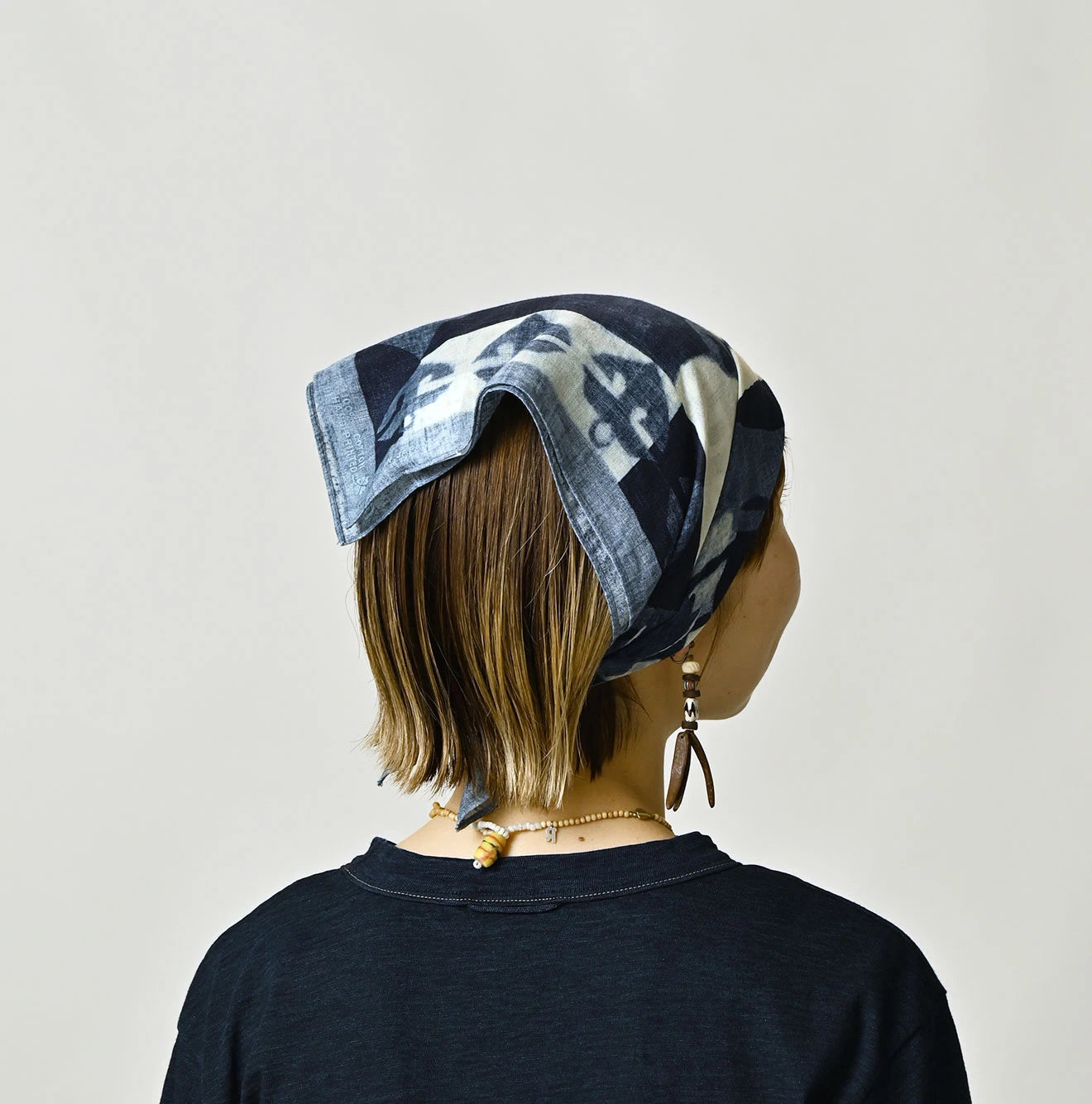 45R Indigo Gauze Summer Cruise Bandana - Image 4