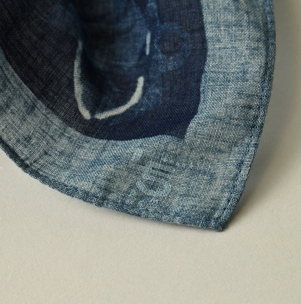 45R Indigo Gauze Summer Cruise Bandana