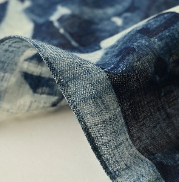 45R Indigo Gauze Summer Cruise Bandana