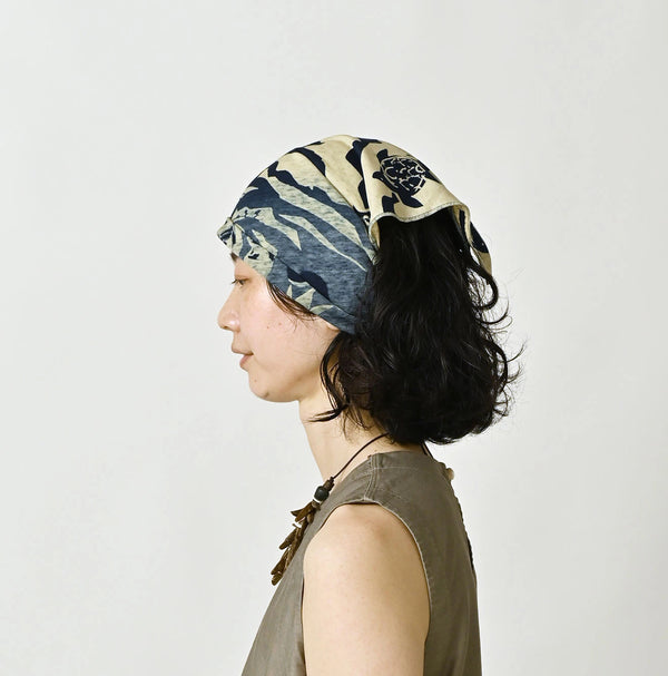 45R Indigo Tenjiku Lei Lei Bandana