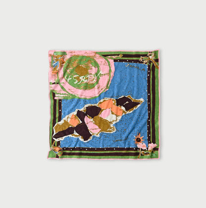 45R Tenjiku Jamaica Map Bandana