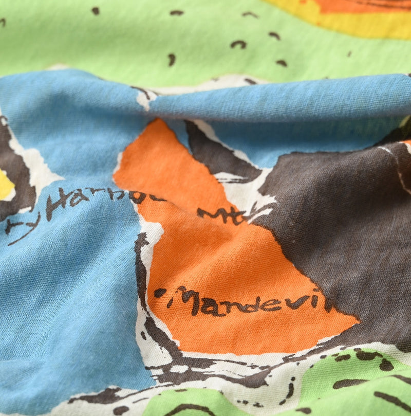 45R Tenjiku Jamaica Map Bandana