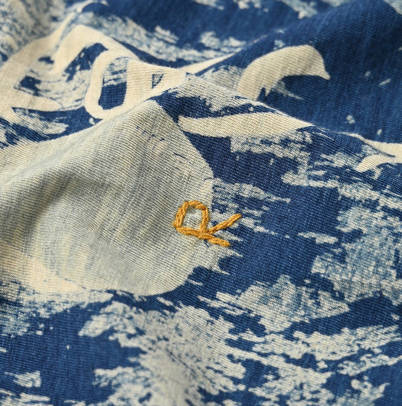 45R Indigo Tenjiku Jamaica Map Bandana