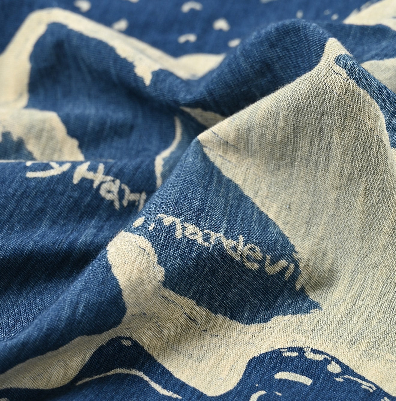 45R Indigo Tenjiku Jamaica Map Bandana