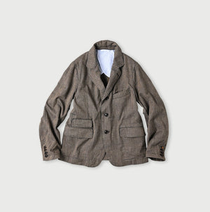 Indigo Herringbone Tweed 908 Notting Hill Jacket