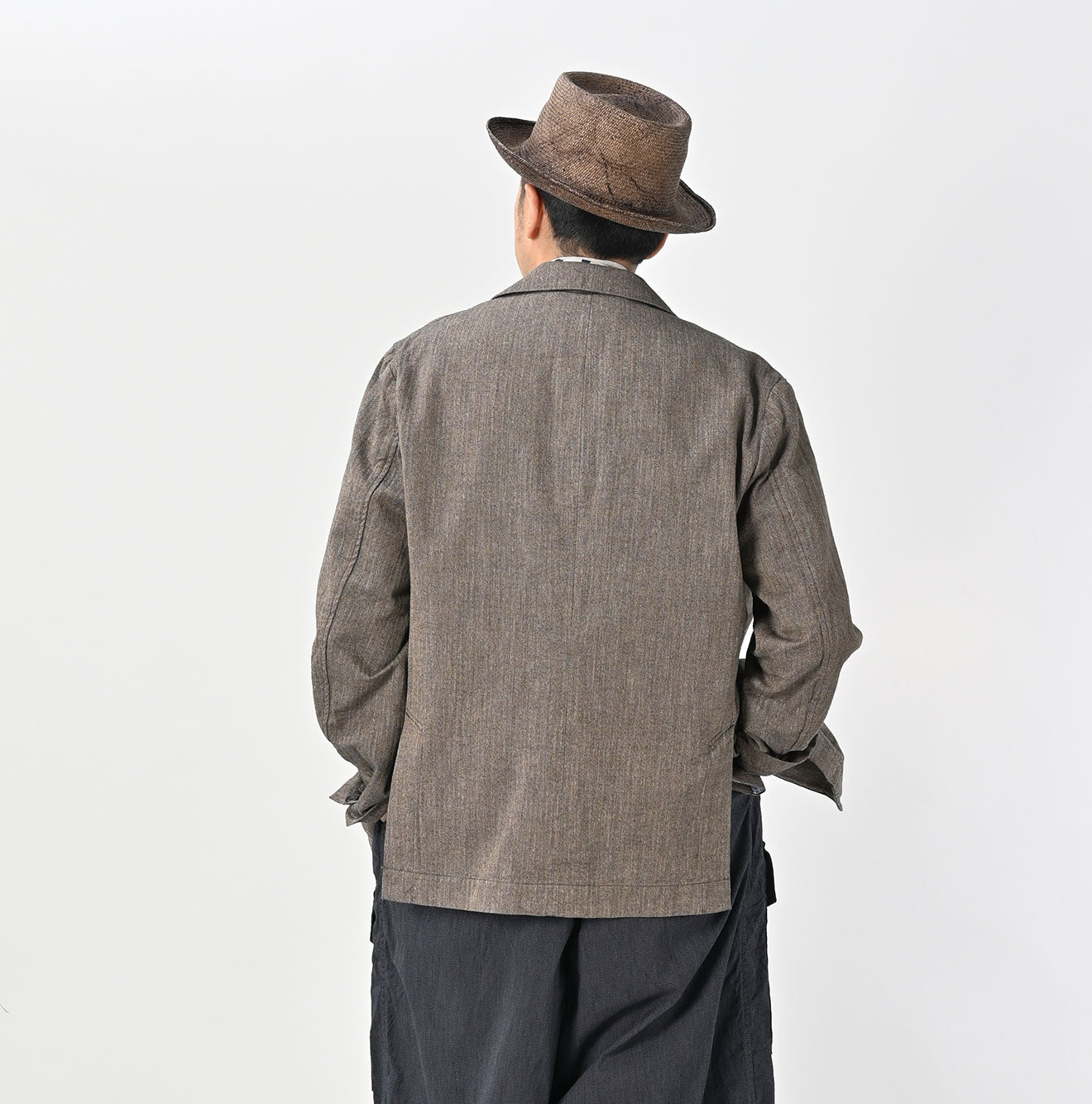 Indigo Herringbone Tweed 908 Notting Hill Jacket | 45R