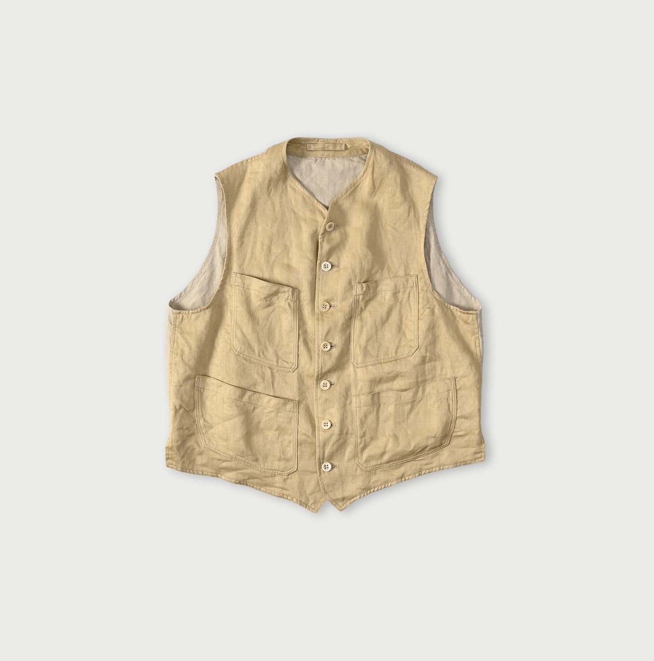 Linen Sateen 908 Vest - Image 1