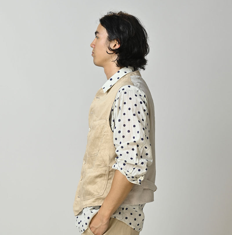 Linen Sateen 908 Vest - Image 8
