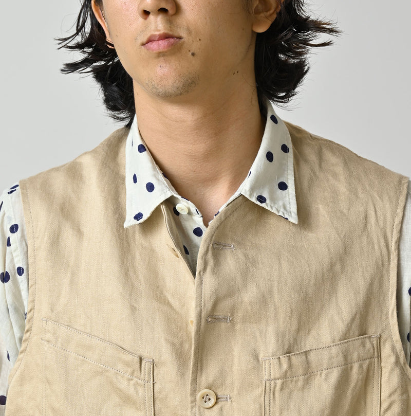 Linen Sateen 908 Vest - Image 10