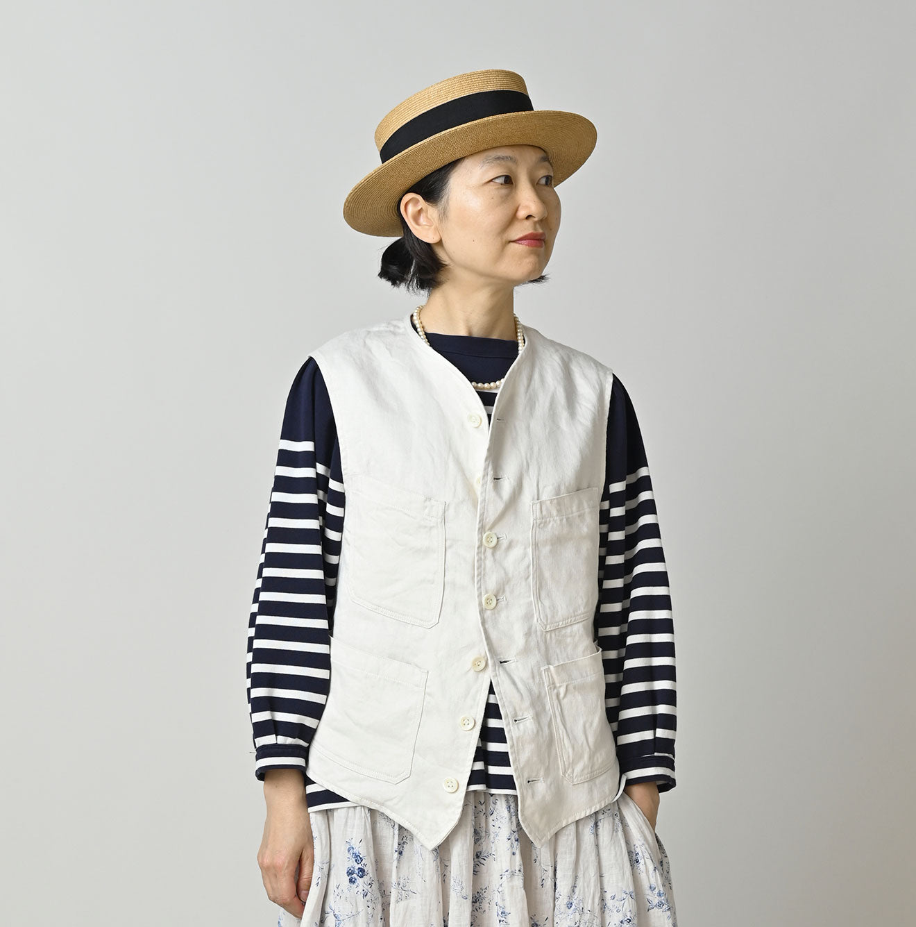 Linen Sateen 908 Vest - Image 4