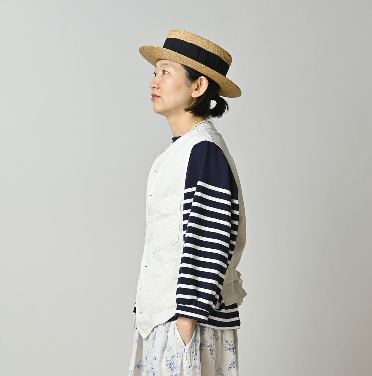 Linen Sateen 908 Vest
