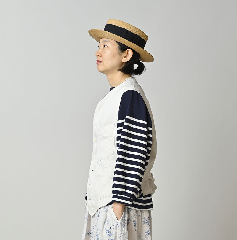 Linen Sateen 908 Vest - Image 5