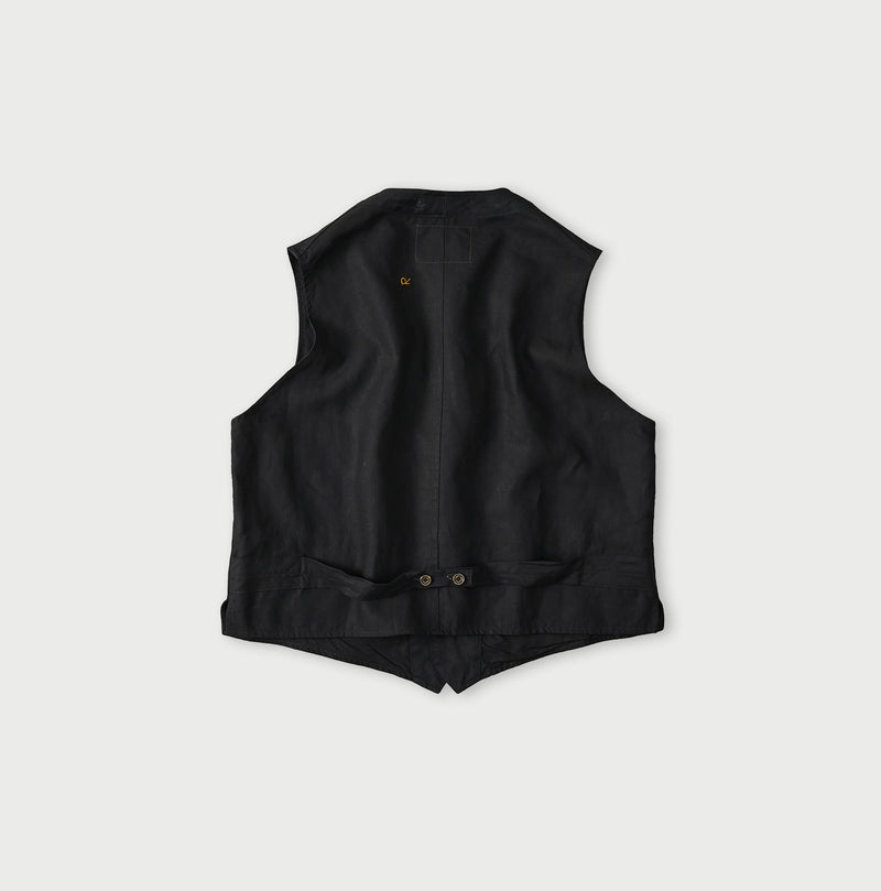 Indigo Linen Sateen 908 Vest - Image 16