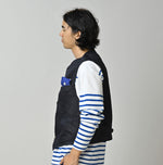 Indigo Linen Sateen 908 Vest