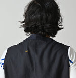 Indigo Linen Sateen 908 Vest