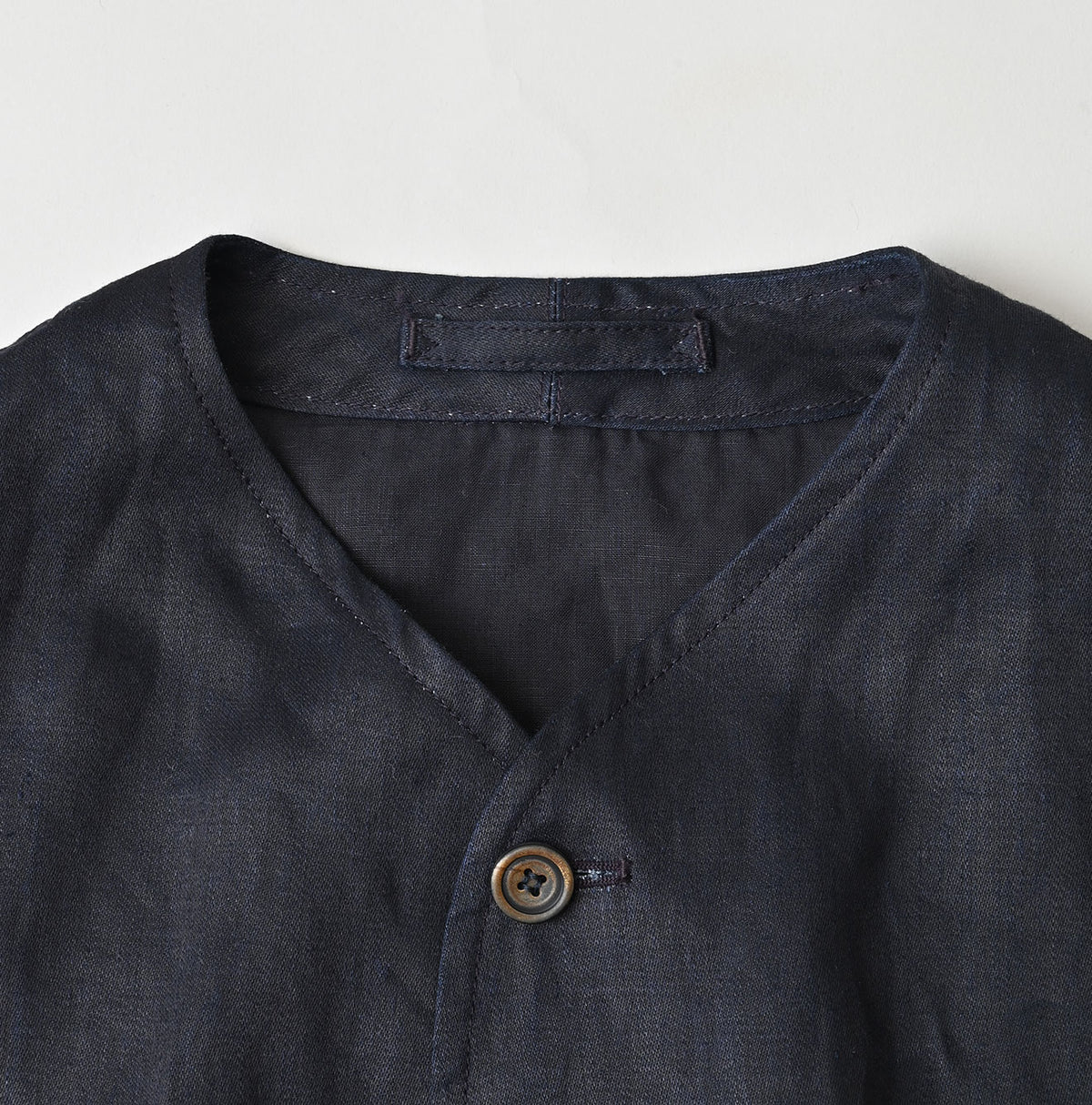 Indigo Linen Sateen 908 Vest