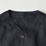 Indigo Linen Sateen 908 Vest