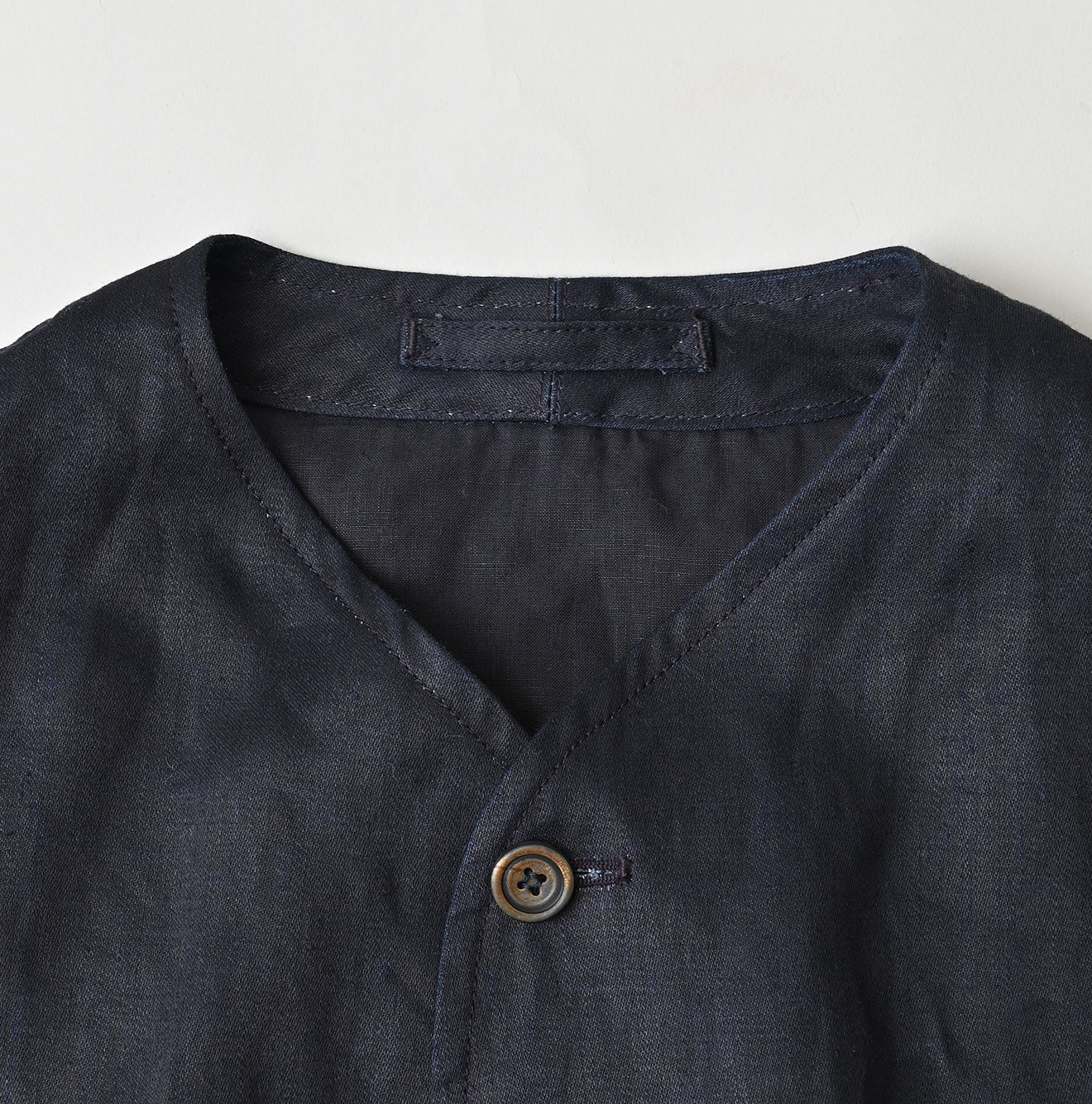 Indigo Linen Sateen 908 Vest - Image 17