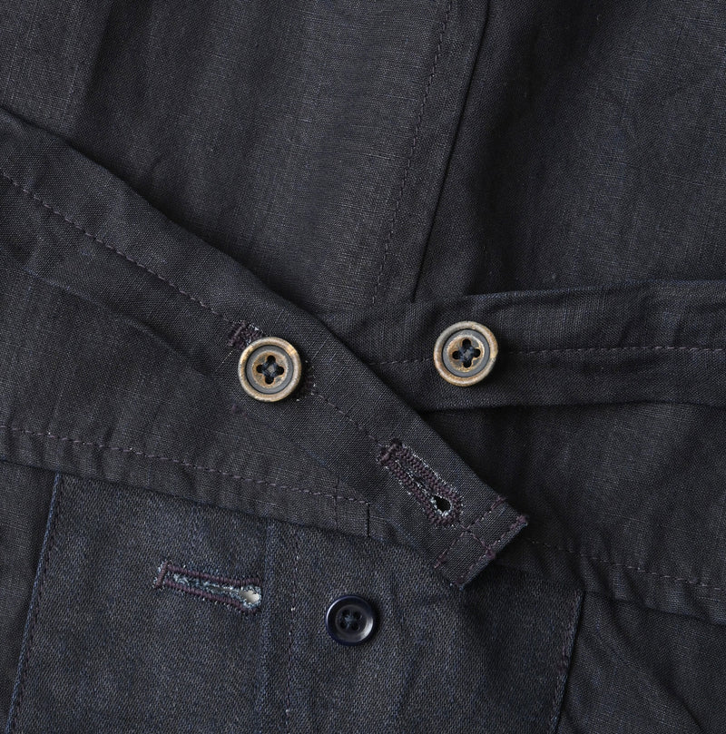 Indigo Linen Sateen 908 Vest - Image 21