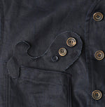 Indigo Linen Sateen 908 Vest