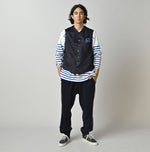 Indigo Linen Sateen 908 Vest
