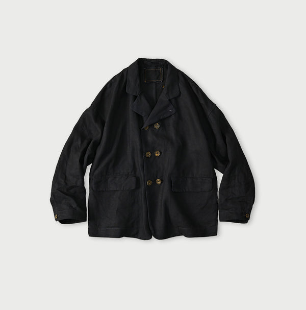 Indigo Linen Uma W-Jacket