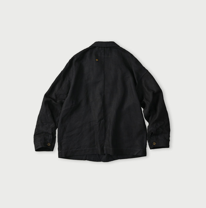Indigo Linen Uma W-Jacket - Image 16