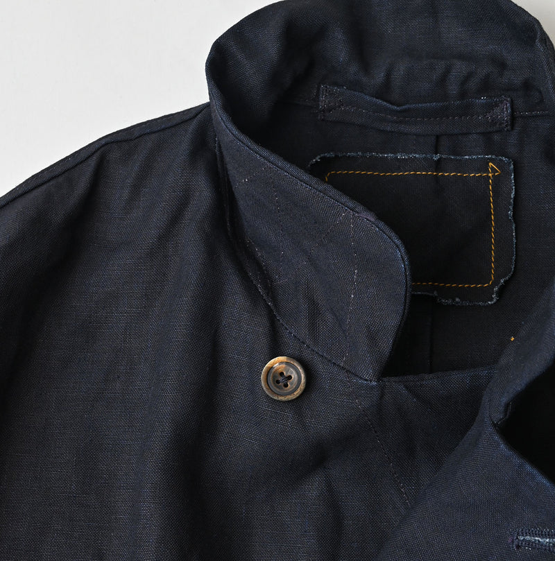 Indigo Linen Uma W-Jacket - Image 18