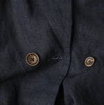 Indigo Linen Uma W-Jacket