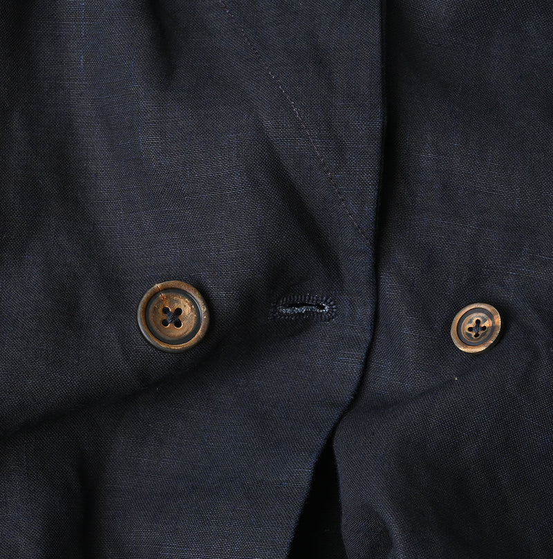 Indigo Linen Uma W-Jacket - Image 19