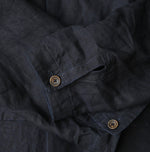 Indigo Linen Uma W-Jacket