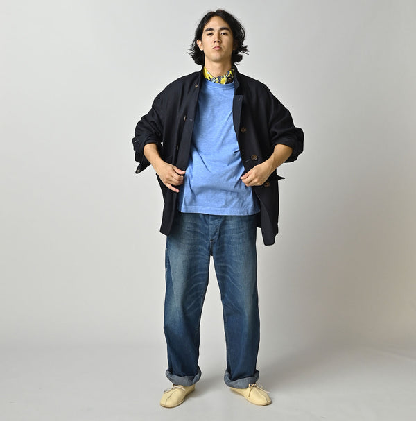 Indigo Linen Uma W-Jacket