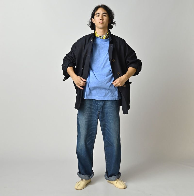 Indigo Linen Uma W-Jacket - Image 3